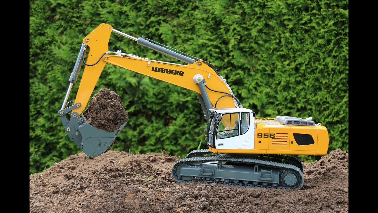 Liebherr Raupenbagger R956 by PREMACON Test des Schnellwechslers