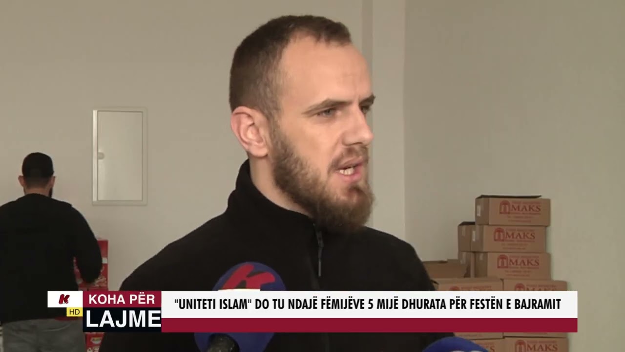 UNITETI ISLAM DO TU NDAJË FËMIJËVE 5 MIJË DHURATA PËR FESTËN E BAJRAMIT