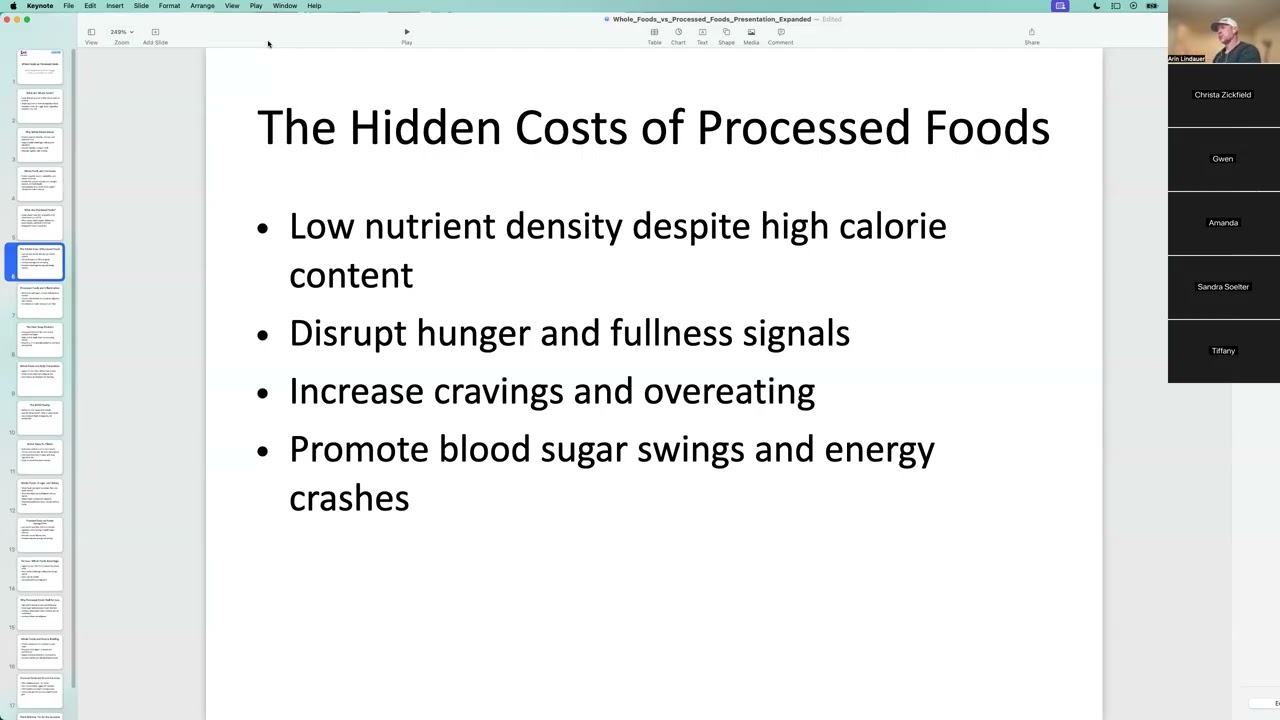 Whole foods Vs Processed foods