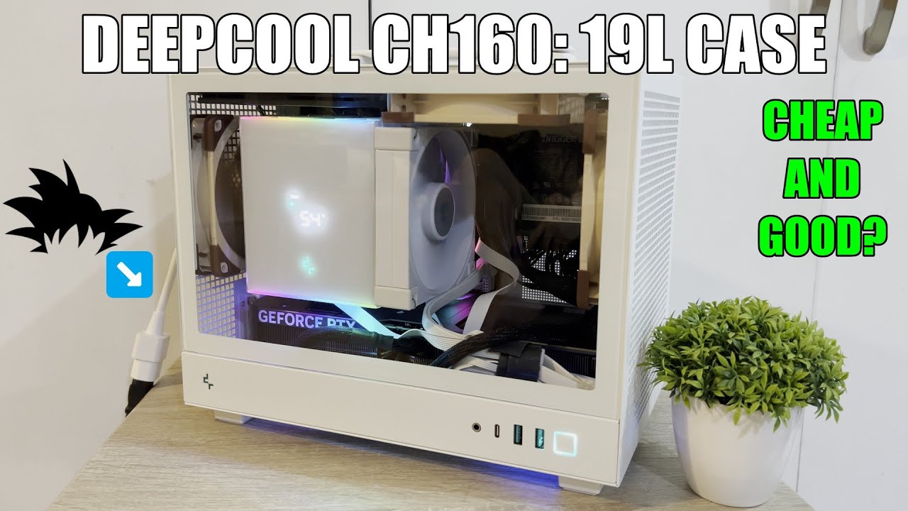 DeepCool CH160 | Сборка 19L SFF ITX | Температурные тесты