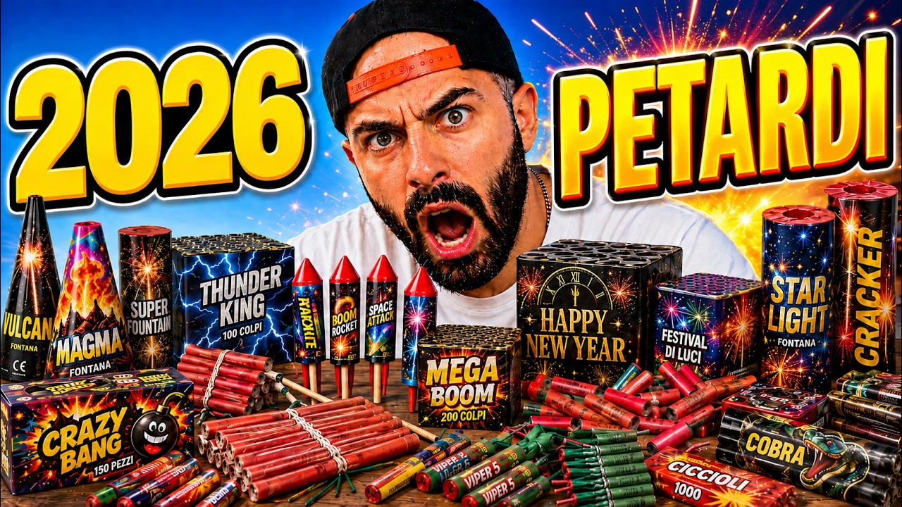 Ho provato TUTTI i PETARDI PIÚ POTENTI in VENDITA: QUALE É IL PIÚ FORTE?I 🔊💥 (Capodanno 2026) #2