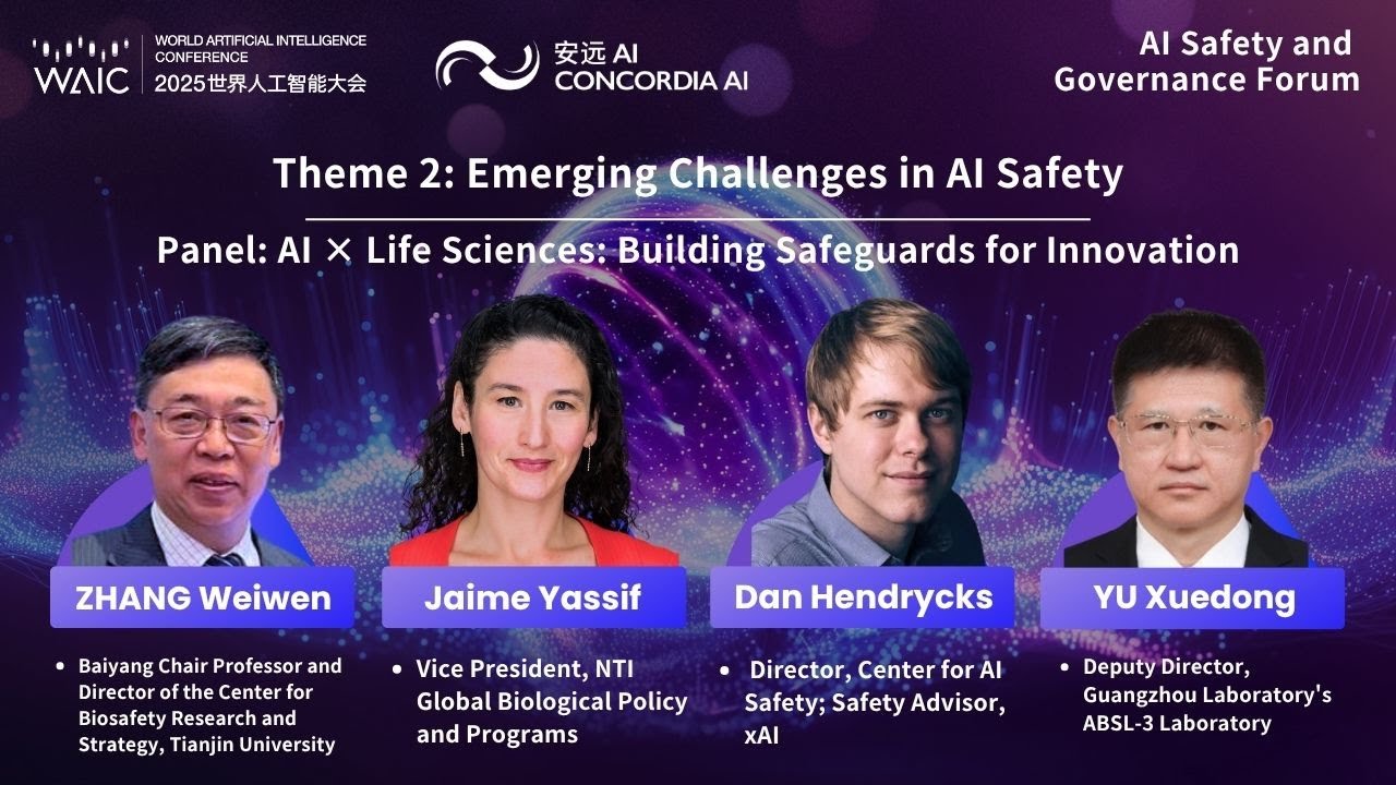 Panel: AI × Life Sciences: Building Safeguards for Innovation