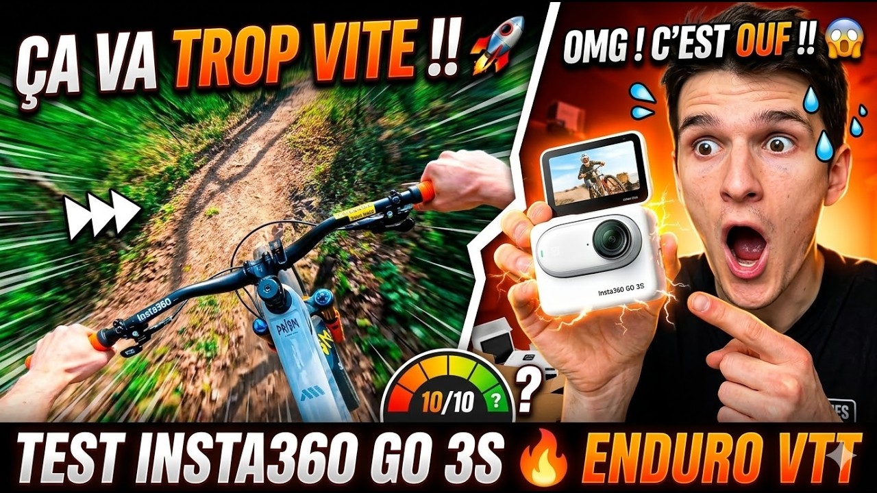 🔥 Insta360 GO 3S - Pour qui ? -  Unboxing & Test en VTT 🚀