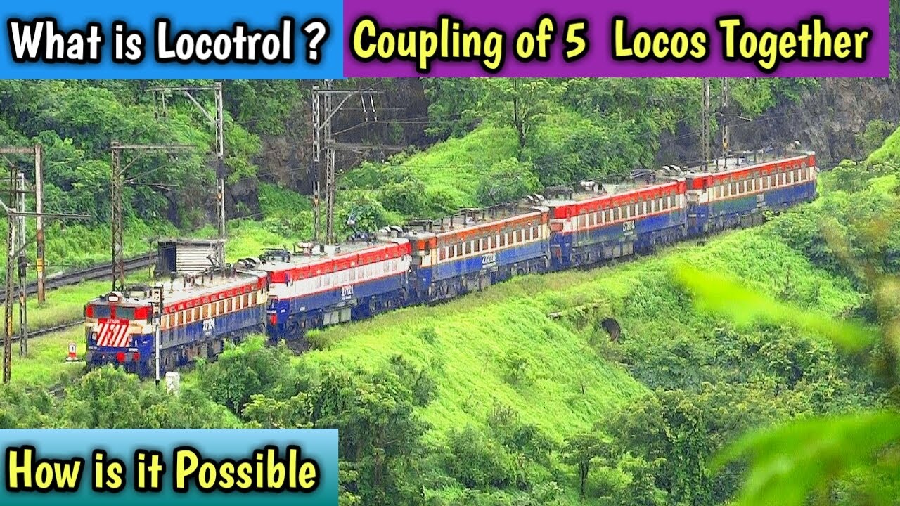 What is Locotrol on Railways, How 3-4 loco's Combined Together