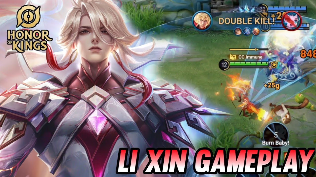 LI XIN GAMEPLAY | IN FARM LANE - HONOR OF KINGS