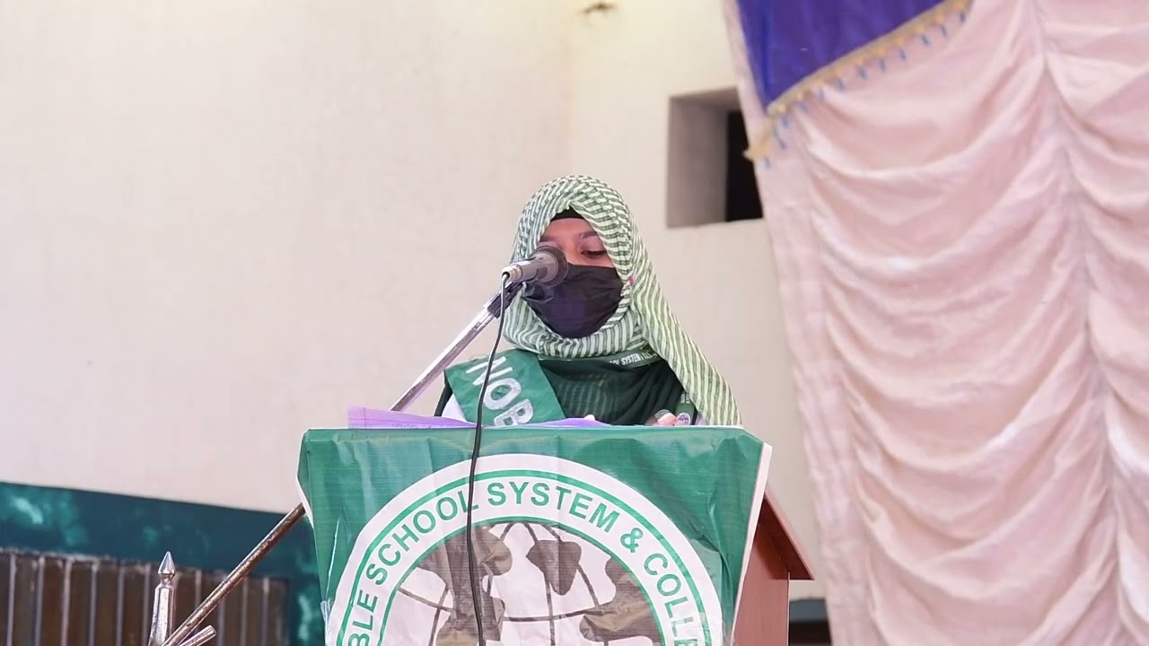 Speech by college students of noble college at Jashn-e-Eid Milad un Nabi
