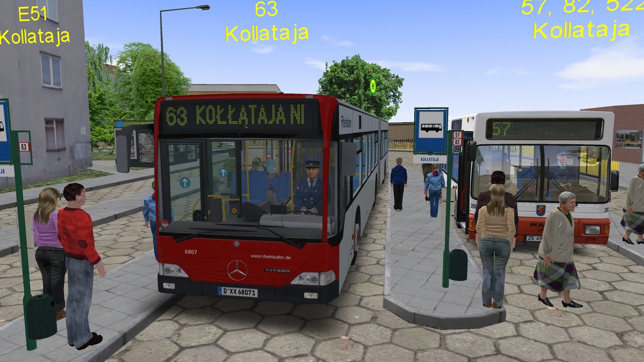 OMSI 2 Fikcyjny Szczecin Linie 63 Skolwin - Kollataja