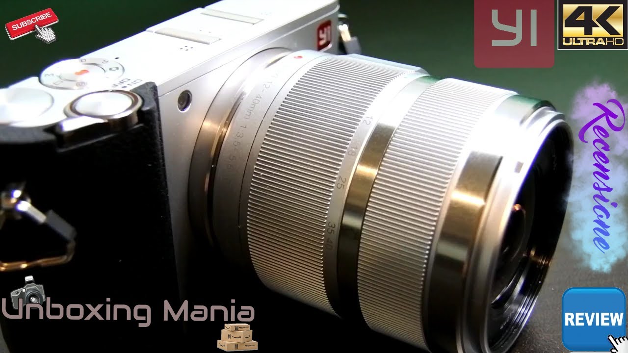 YI M1 Fotocamera Mirrorless Fotocamera Compatta Obiettivo Intercambiab. 4k  12-40 mm F3.5-5.6, 20 MP