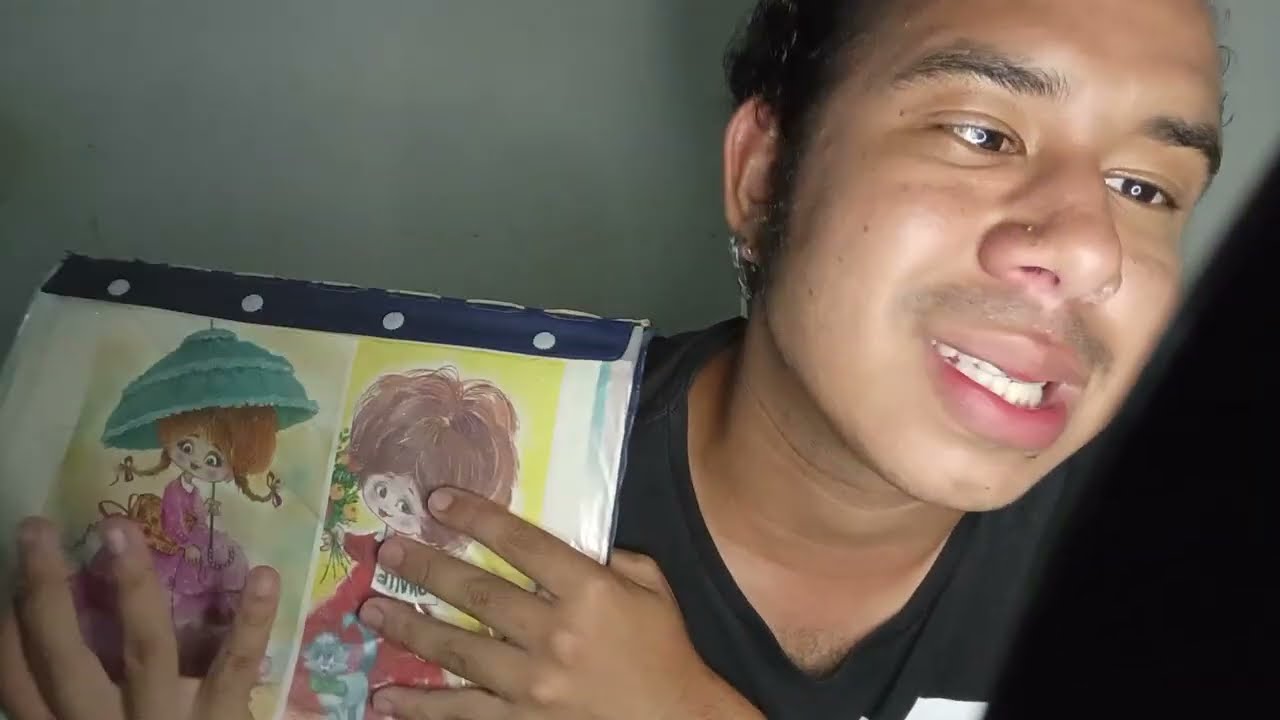 ASMR mostrando papeis de carta, anos 90's