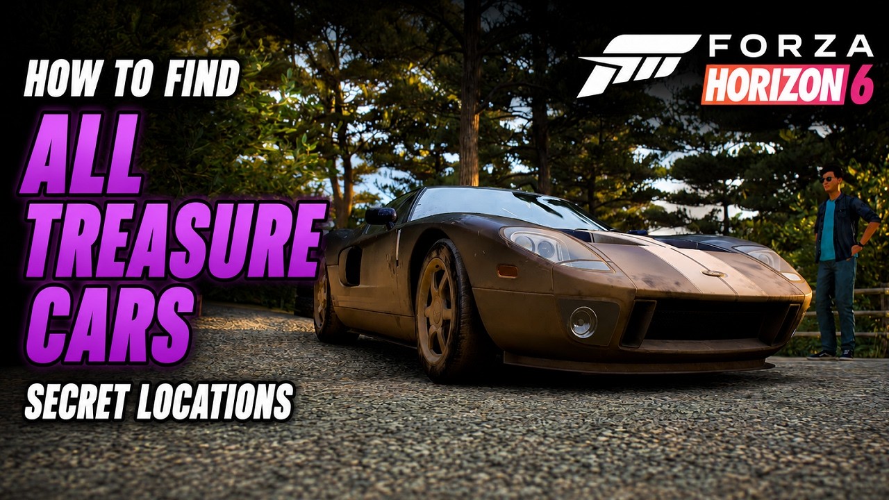 ALL 9 Treasure Cars in Forza Horizon 6! (Secret Locations Guide)