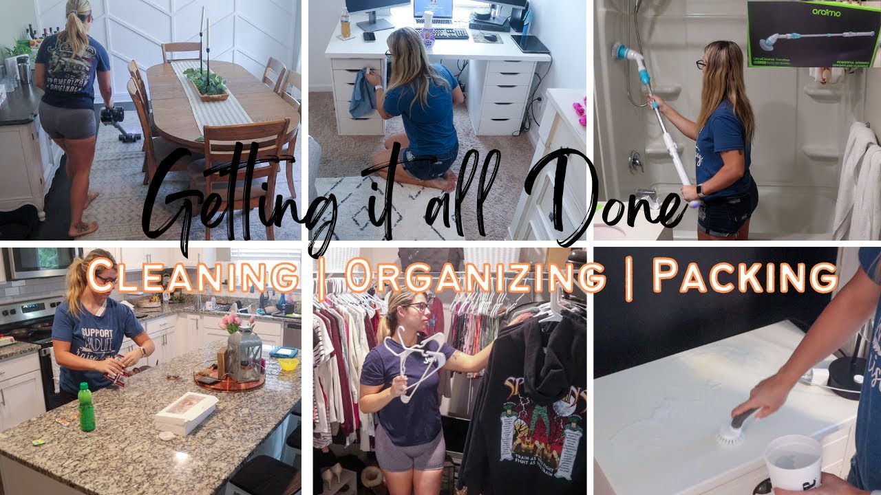 Getting it All Done || Extreme Clean with Me | Messy Home Cleaning Motivation | Packing Organization