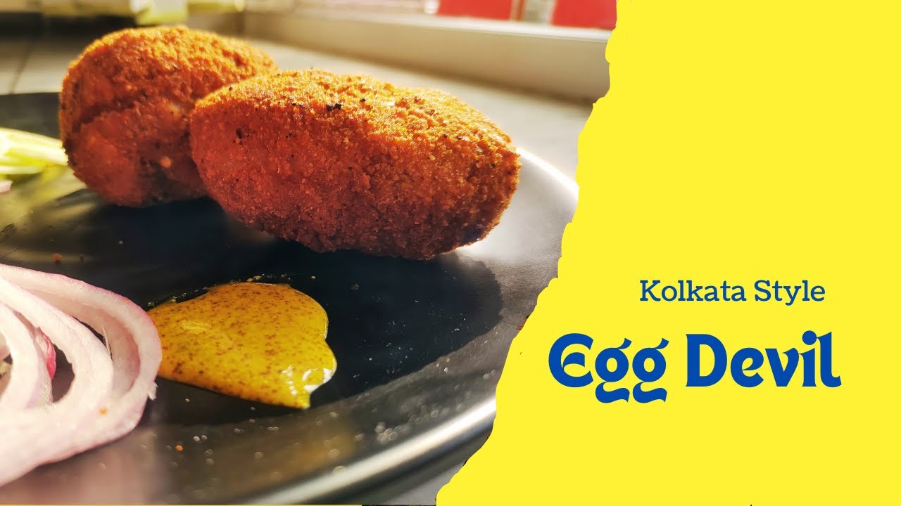 Dimer Devil/Deviled Egg - Kolkata Street Food