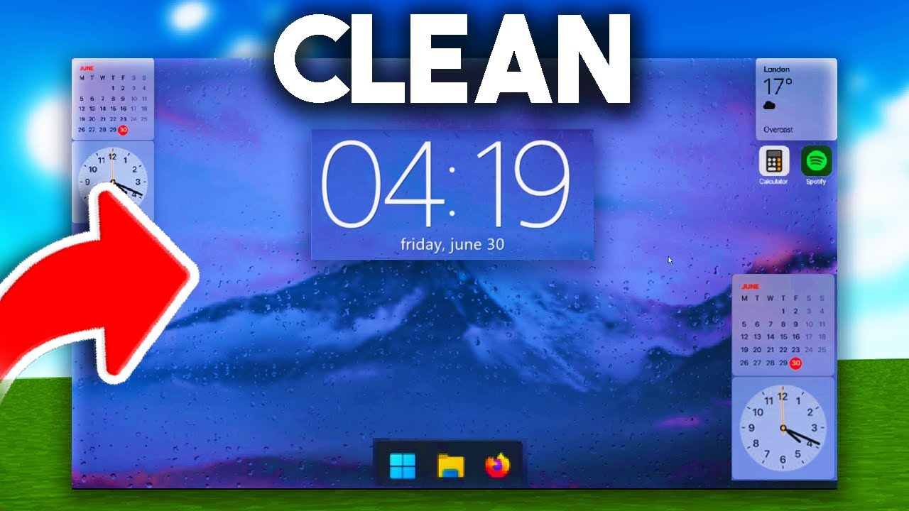 Cleaning up my Windows 11 Desktop