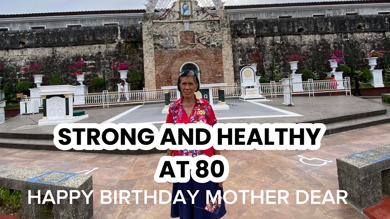 STRONG AND HEALTHY AT 80 HAPPY BIRTHDAY MOTHER DEAR 