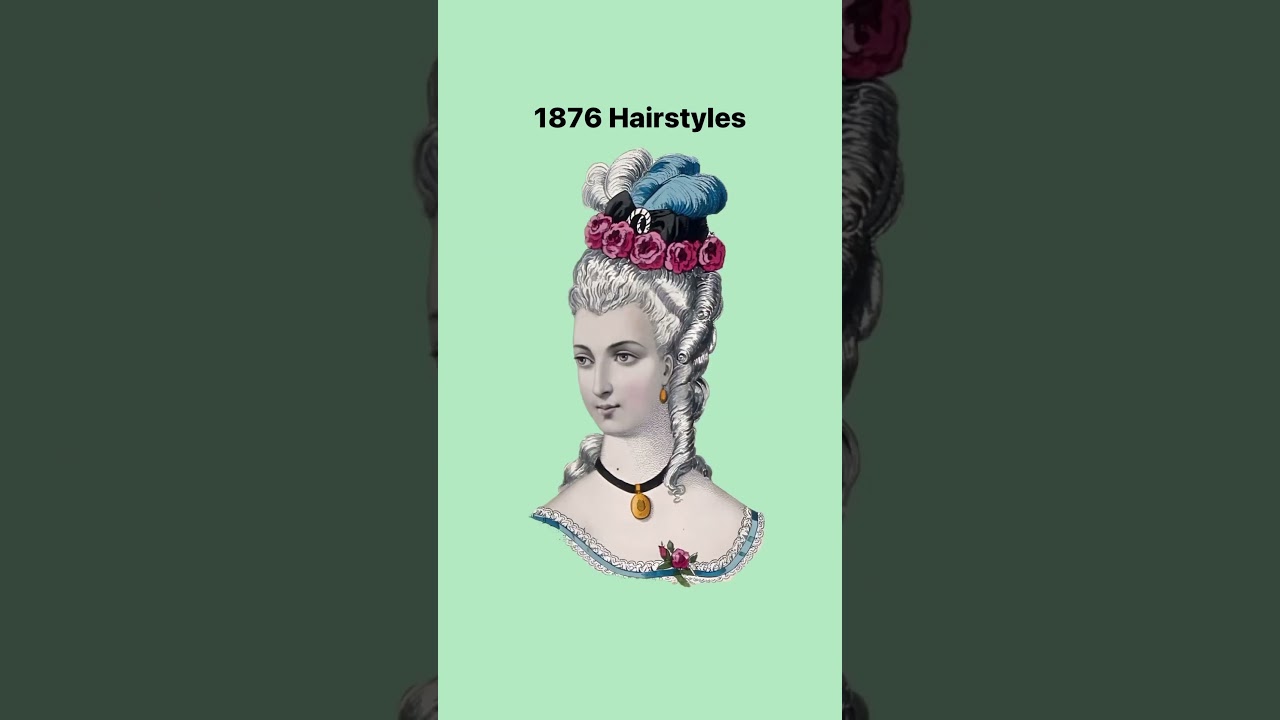 1876 hairstyles! Beautiful! #victorianfashion #victorianstyle #victorianhairstyles