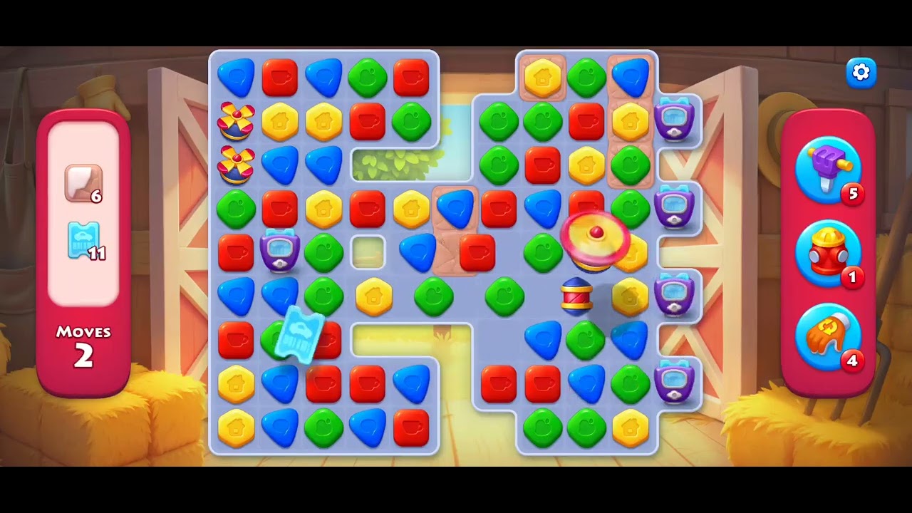 Township Match-3 Gameplay Level 3567