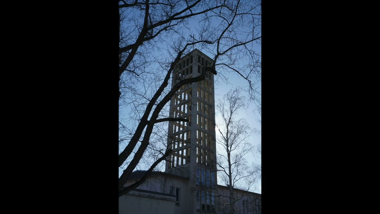 Frankfurt-Griesheim: Pfingstkirche (Vollgeläut der Glocken)