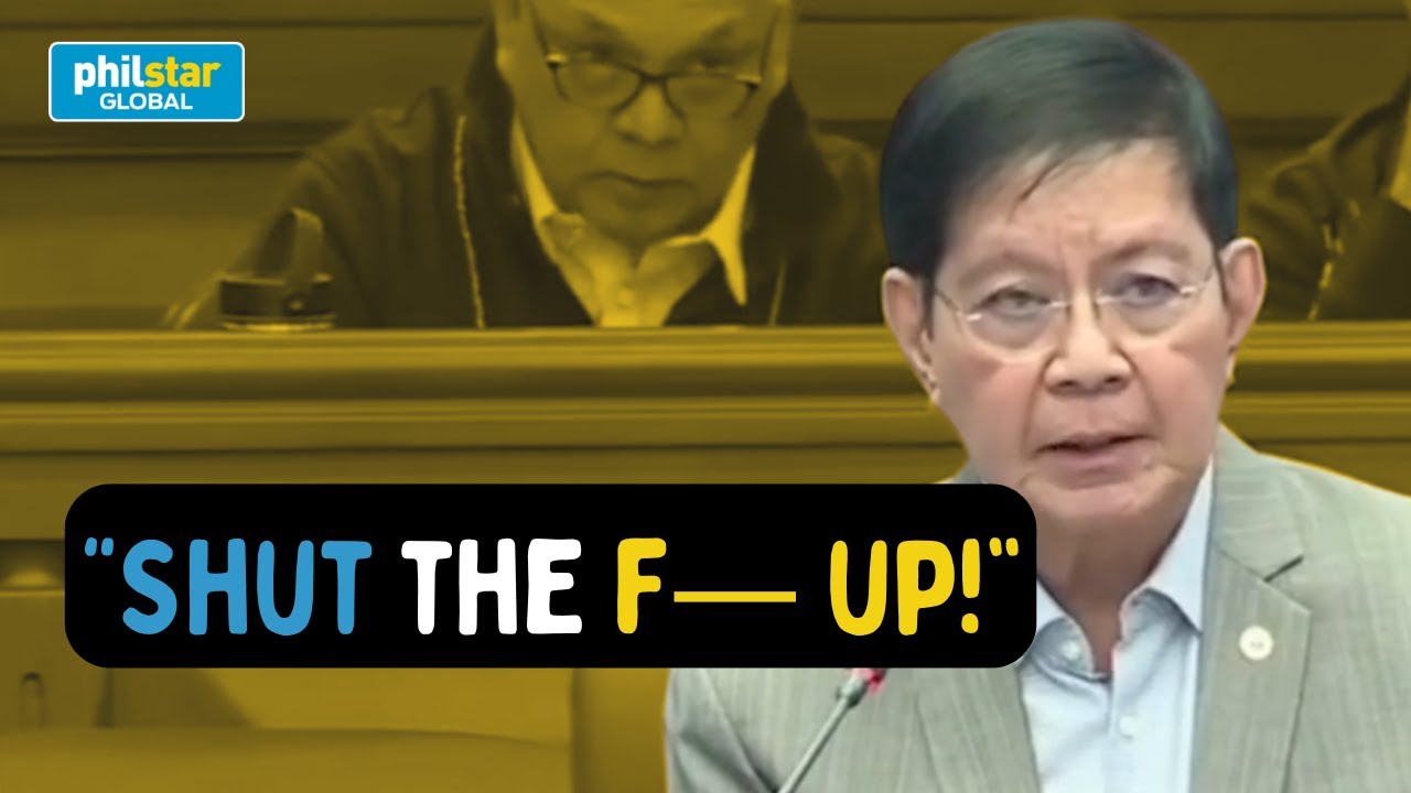 Ping Lacson sa kanyang mga kritiko: 'Shut the f— up!'