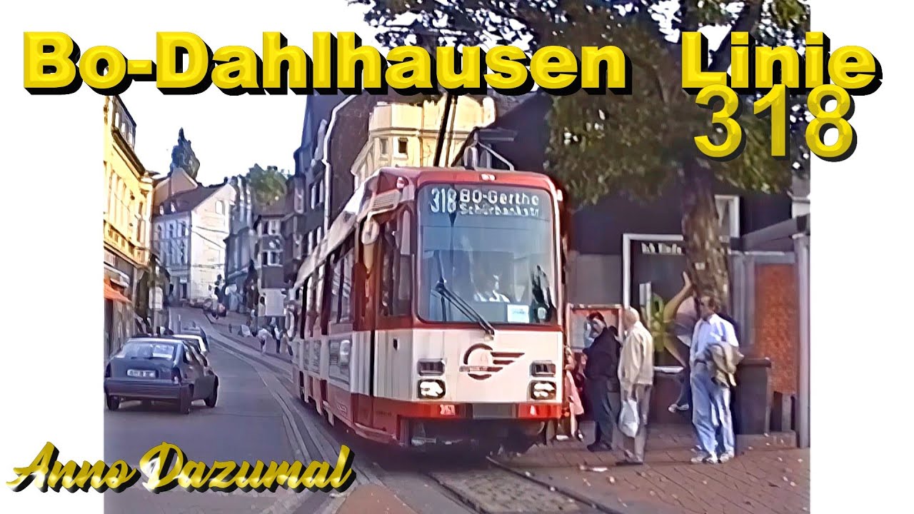 Bochum Dahlhausen - Die alten 🚋Strassenbahnen der Bogestra👍 in den 90er