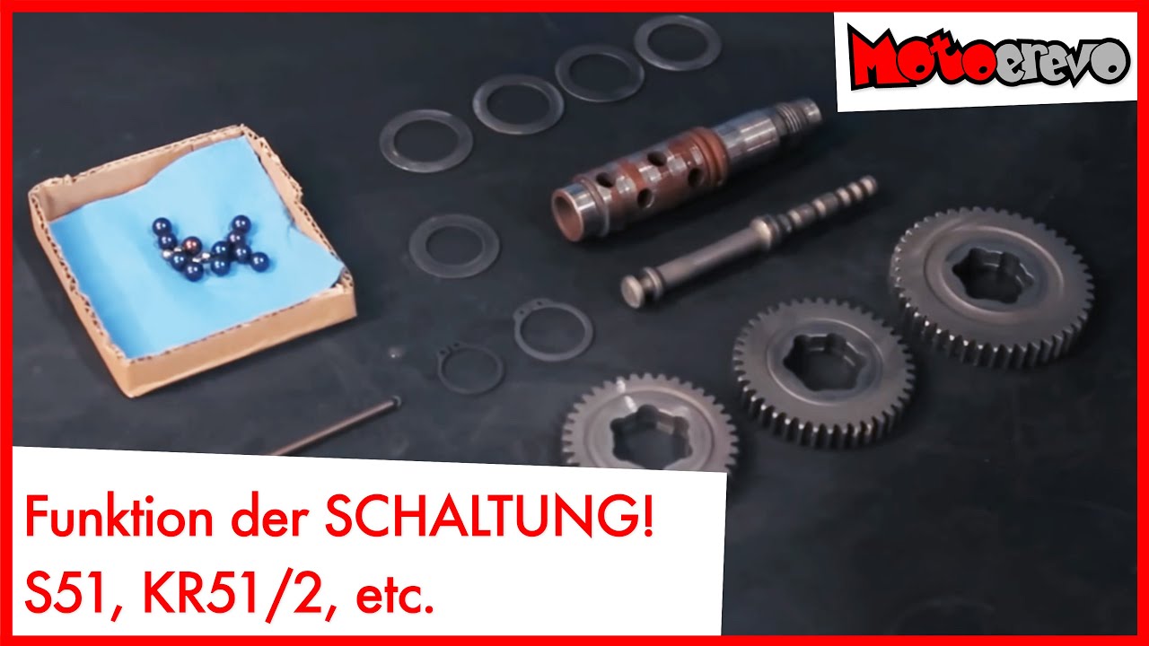 Funktion SCHALTUNG S51, KR51/2,... etc / M500-700 / Simson & Vespa / motoerevo