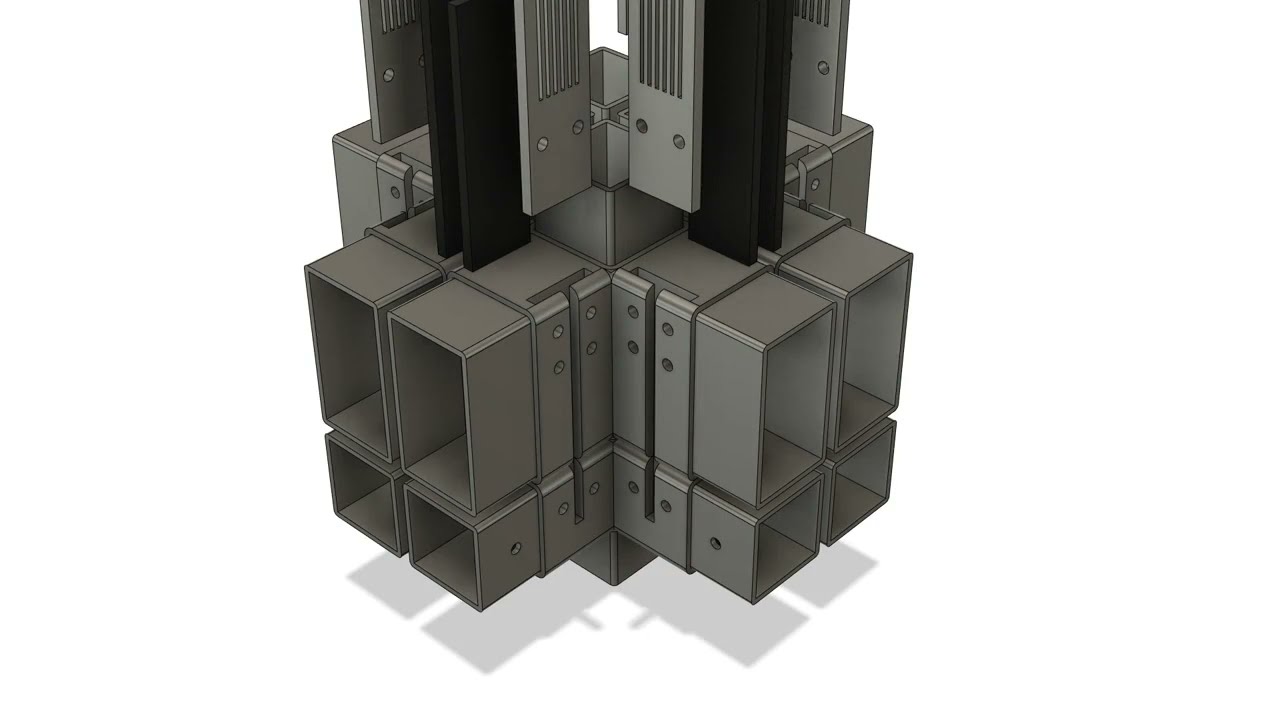 Novel Steel Modular Building Connection with Fuses by 3DMBC group