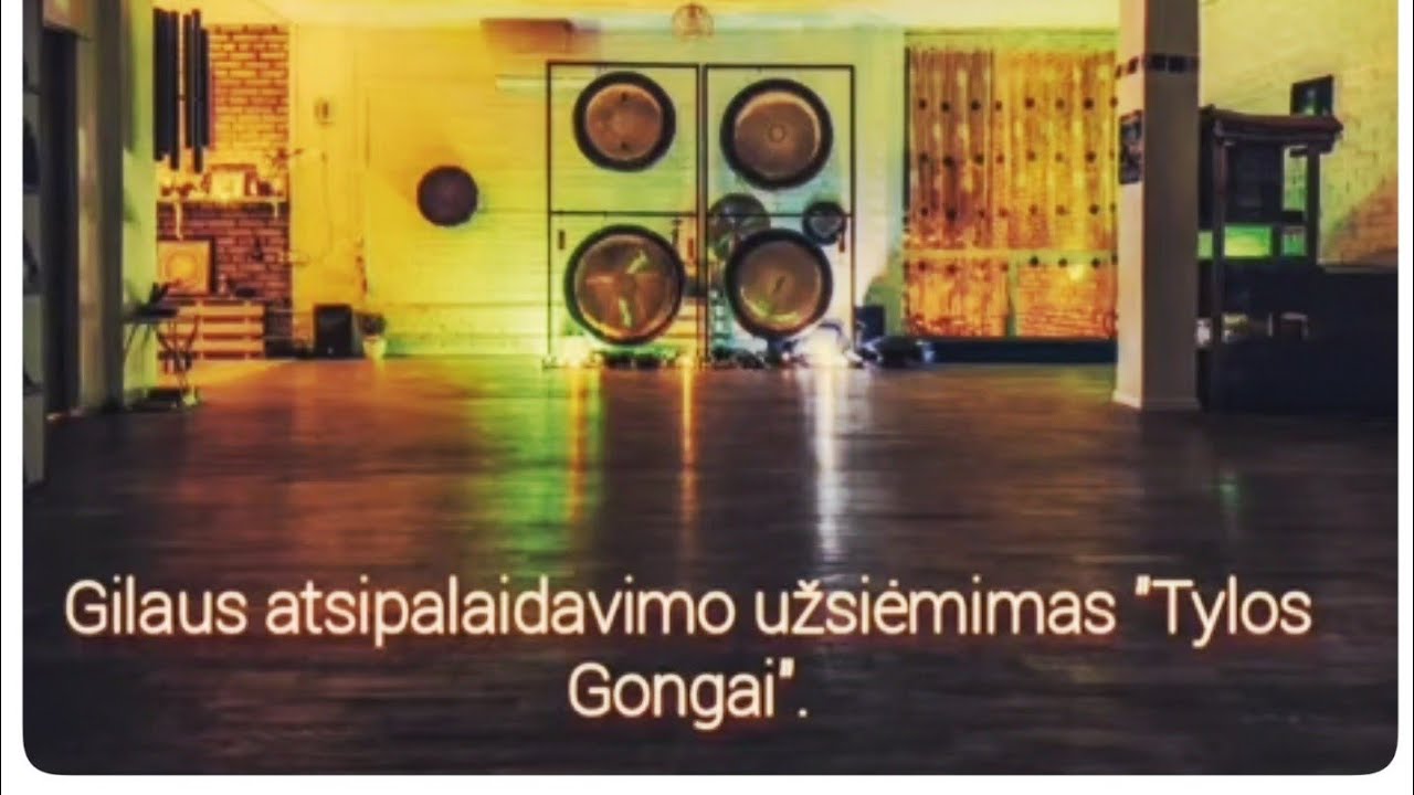 Gilaus atsipalaidavimo užsiėmimas 