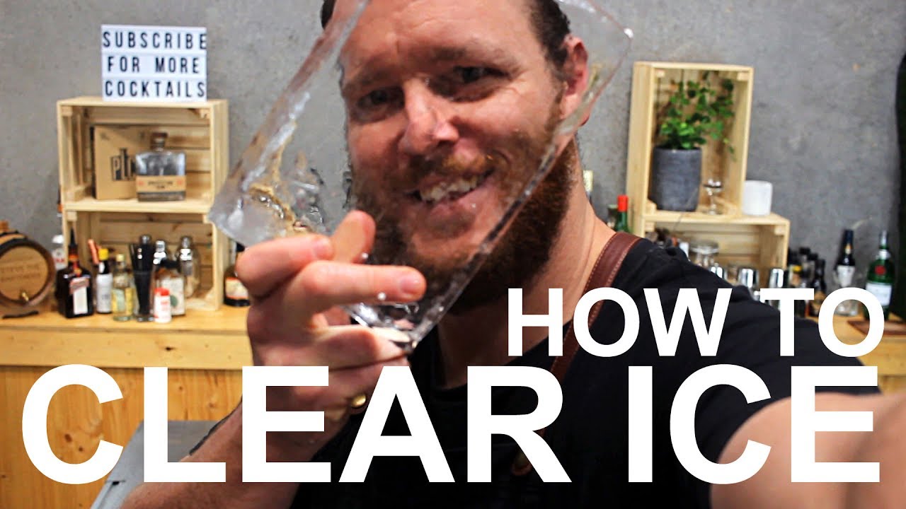 How to Make Perfectly CLEAR ICE at Home!