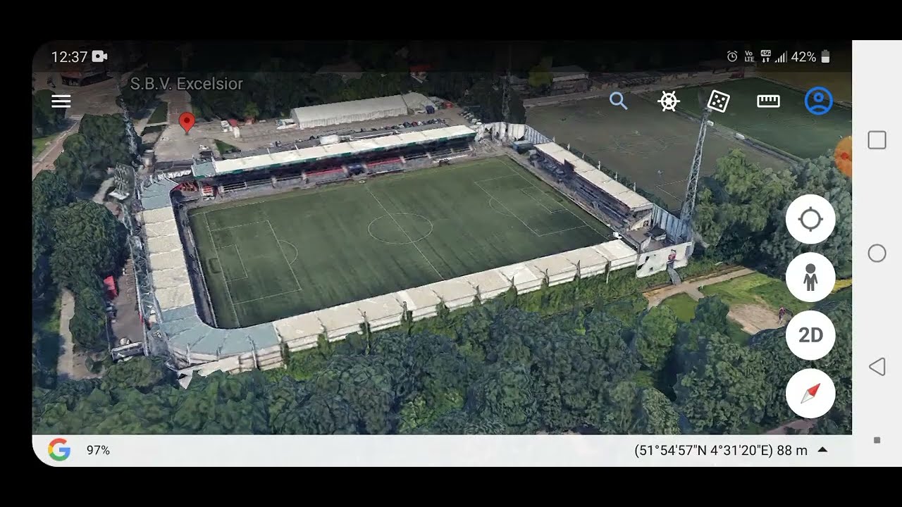 Excelsior fc stadium / Future stadiums / Holland stadiums / Google Earth 3D maps