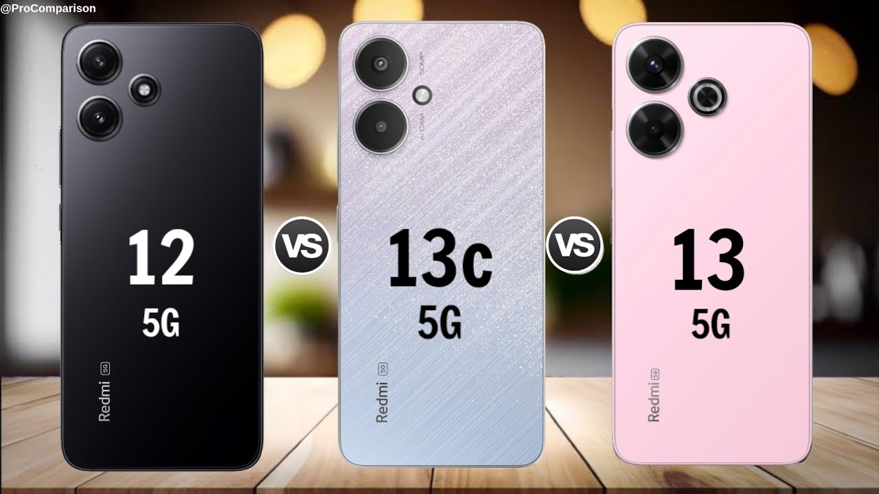 Redmi 12 5G vs Redmi 13c 5g vs Redmi 13 5g || Full Comparison