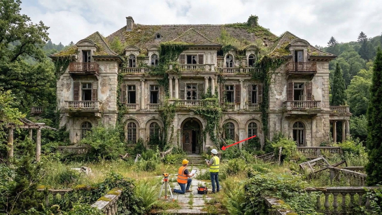 Abandoned European Mansion Turned Into Epoxy Floors: 6 Stunning Interior Design Rooms