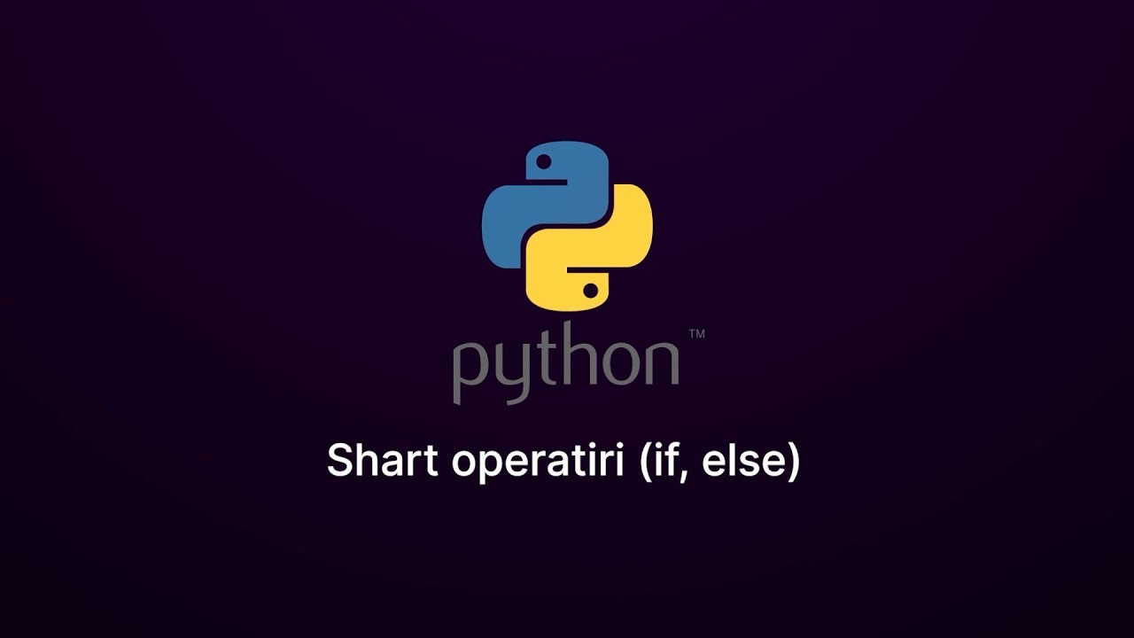 8 - Dars: Python. Shart operation (if, else).