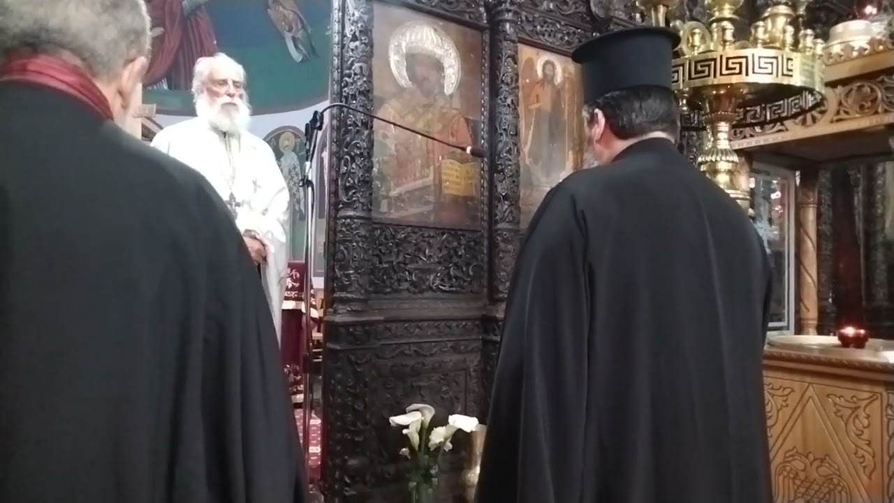 Γ Χαιρετισμοι στην Υπεραγια μας Θεοτόκου. Ιερός Ναός Παμμεγιστων Ταξιαρχων Παπαδου Γερας Λεσβου. Δ.