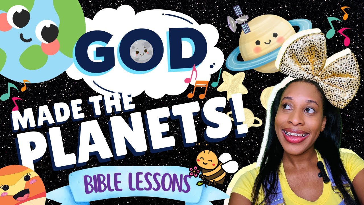 God Made the Planets! | Bible Lesson & Space Learning for Kids 🌍