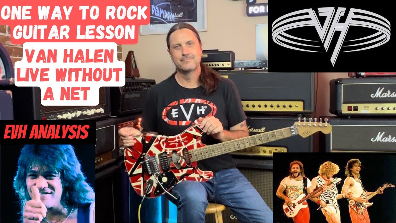 How To Play One Way To Rock By Sammy Hagar/Van Halen - Live Without A Net - Guitar Lesson