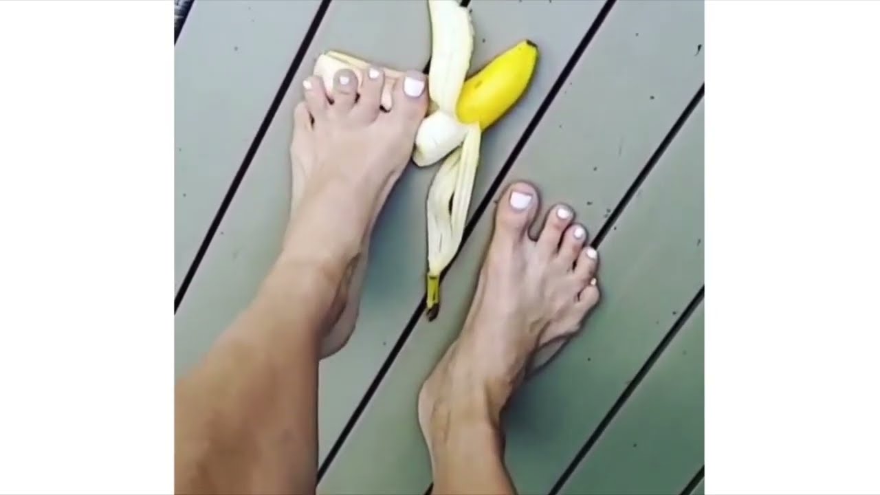 Feet Crush Banana ASMR (Mini Instagram Stories)