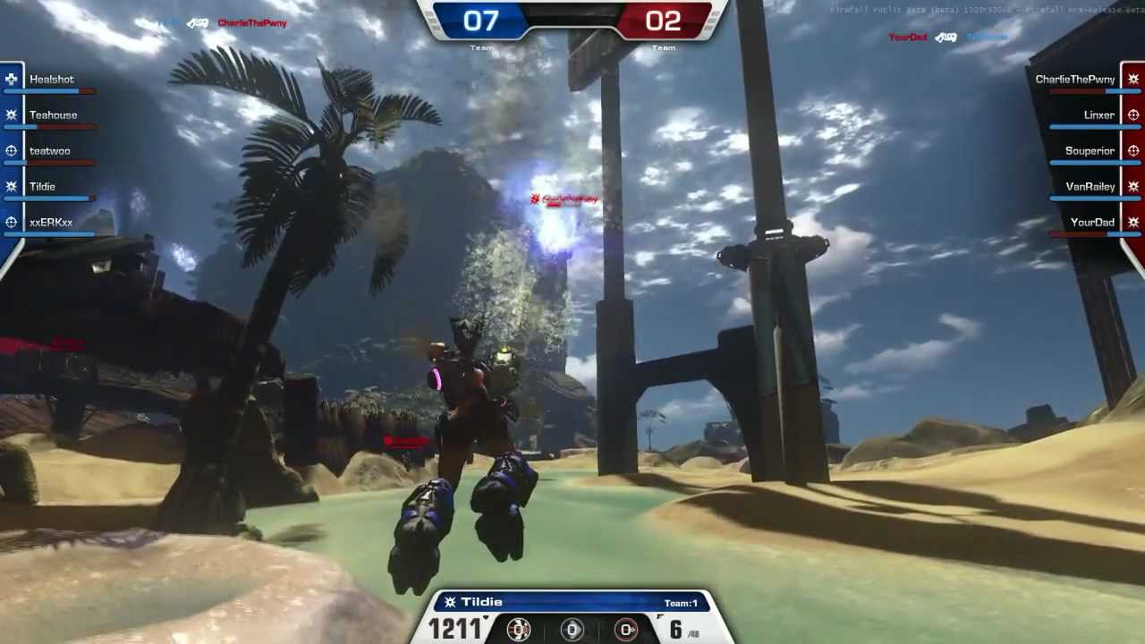 Tildie/Teatwoo VS Souperior/YourDad - Sunken Harbor FireFall PVP