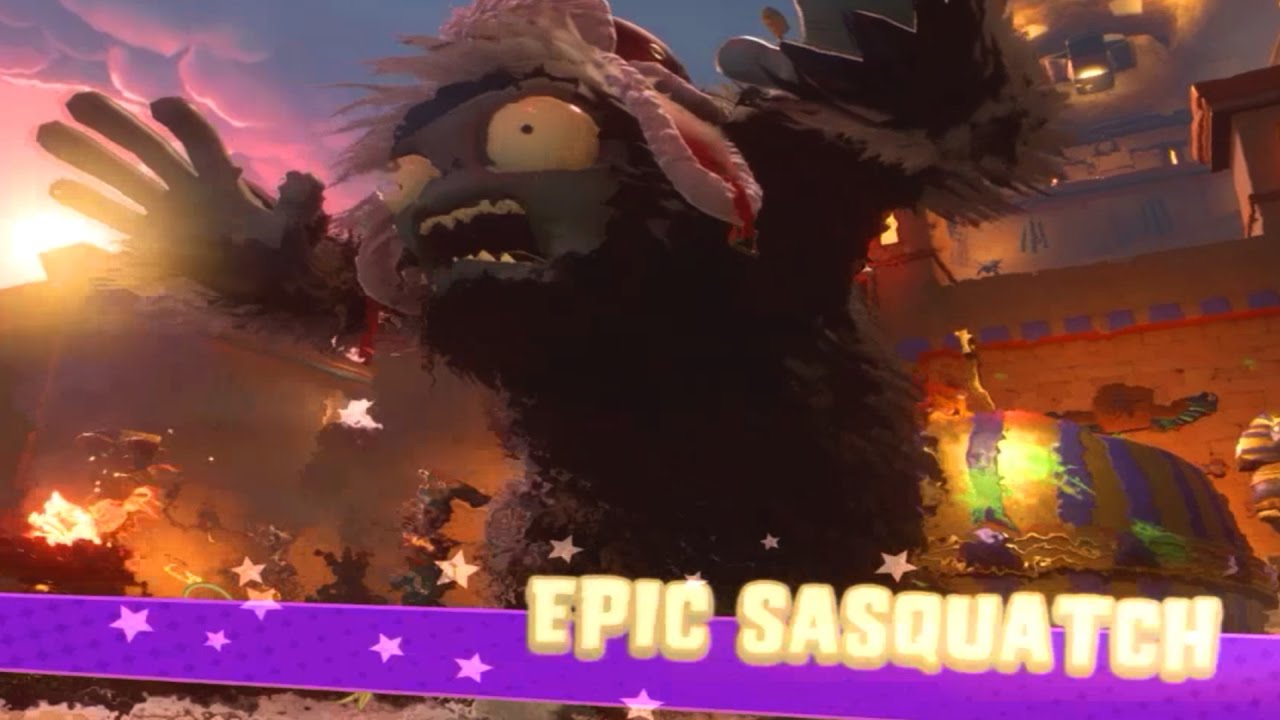 PvZ Garden Warfare 2 EPIC SASQUATCH Final Boss Battle 