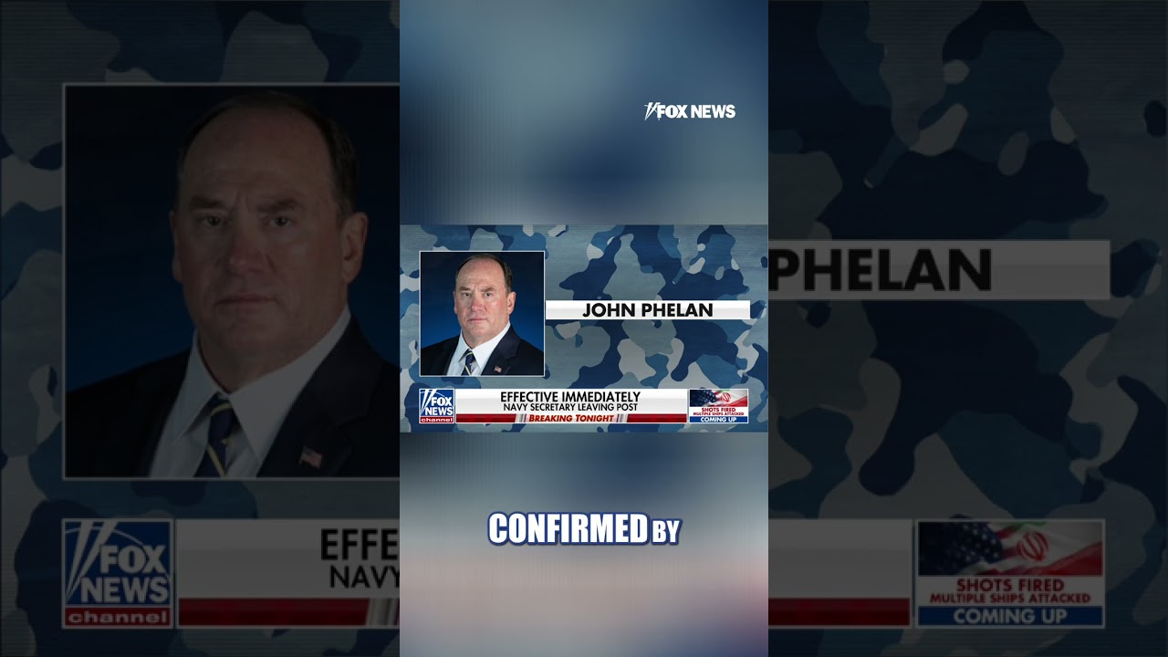 BREAKING: Secretary of the Navy departs Trump administration #shorts #foxnews #news #us