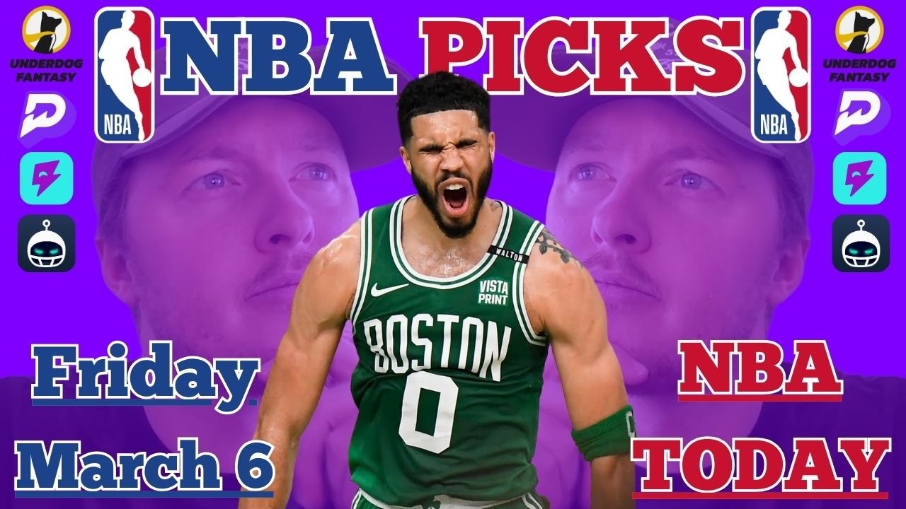 My 5 Best NBA Picks Today | Friday March 6 | Player Props, Bets, and Predictions