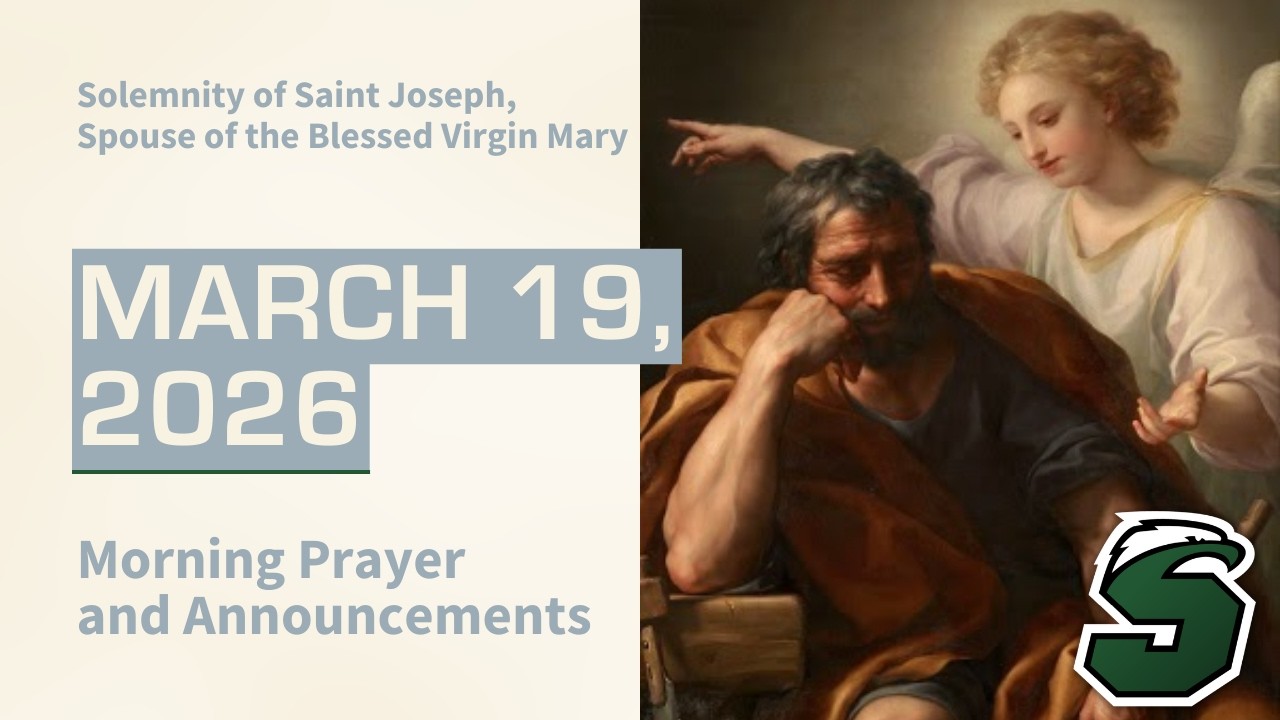March 19, 2026 Morning Prayer/Announcements