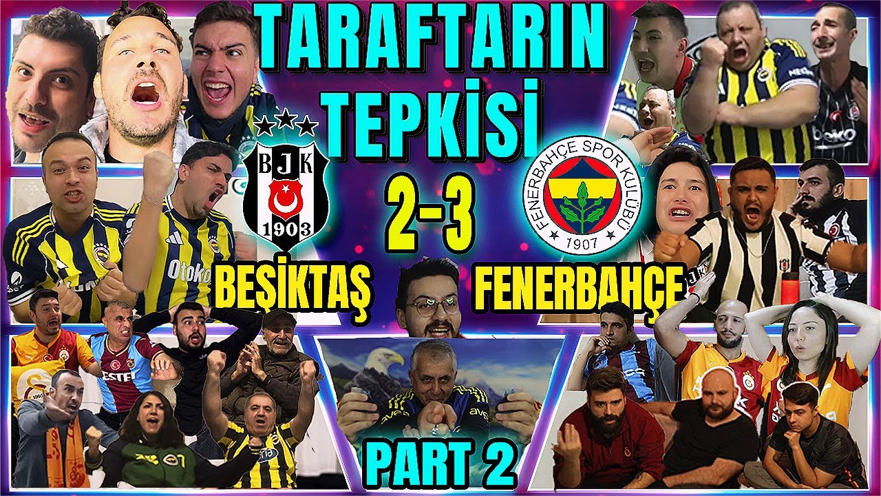 TARİHİ GERİ DÖNÜŞ | PART 2 😱 FENERBAHÇE İNÖNÜ’YÜ FETHETTİ🔥 BEŞİKTAŞ 2-3 FENERBAHÇE TARAFTAR TEPKİSİ