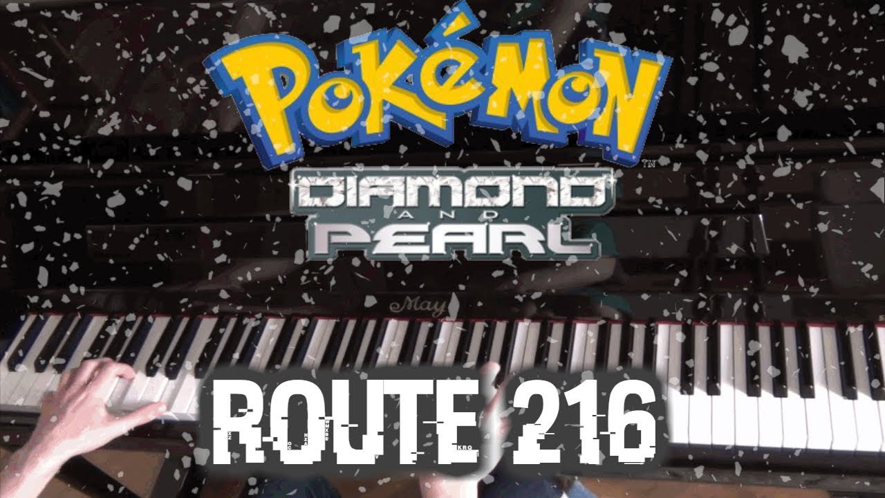 Pokemon Diamond/Pearl - Route 216 on Piano || AqareCover