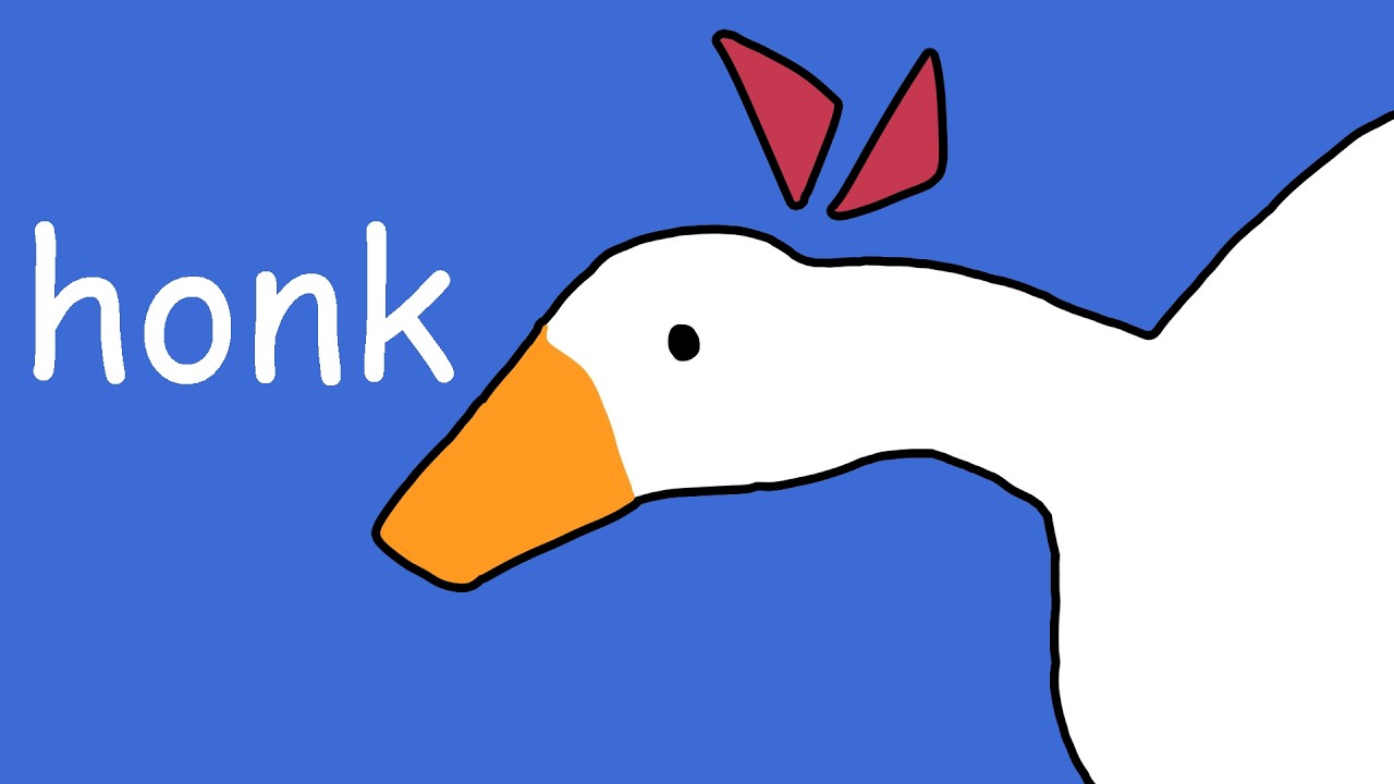 duck plays goose game