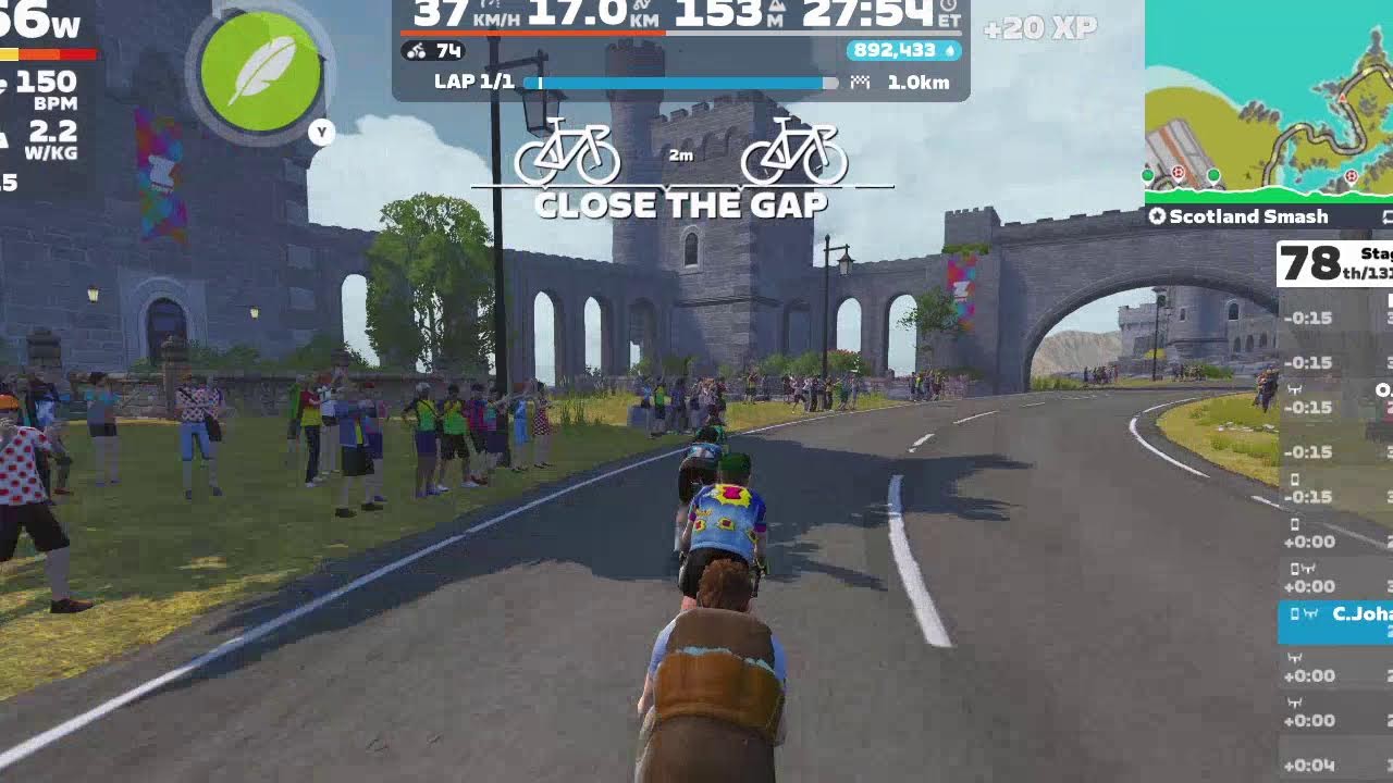 Premi&auml;rtur med nya Zwiftbike