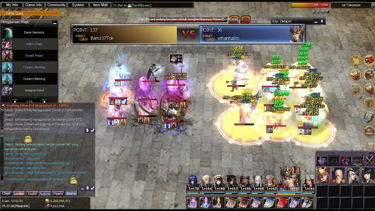 Majapahit Weekly 2015/03/14 Final,Bamz37Tok (Bow) VS ethanhalim (Spear)