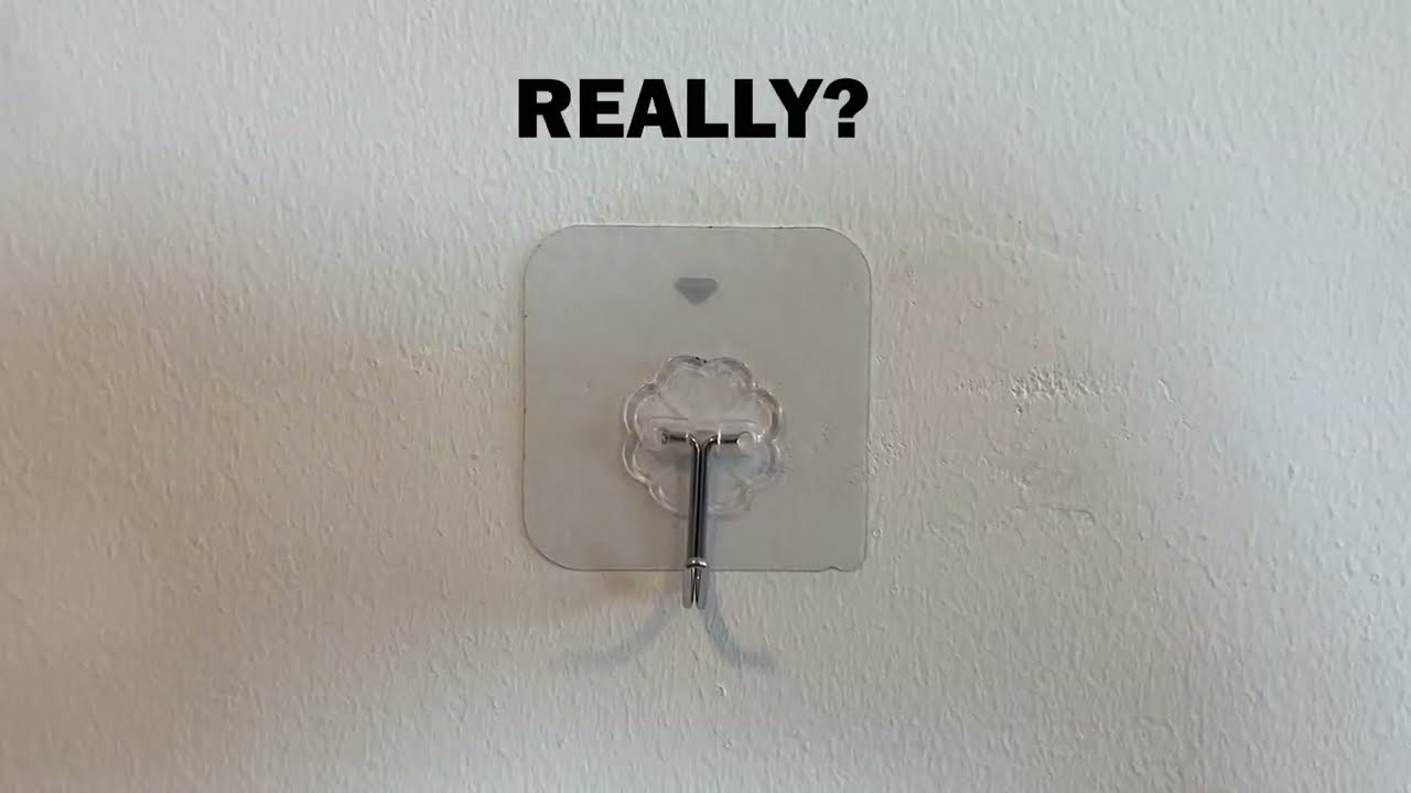 How Much Weight Can an Adhesive Hook Hold?