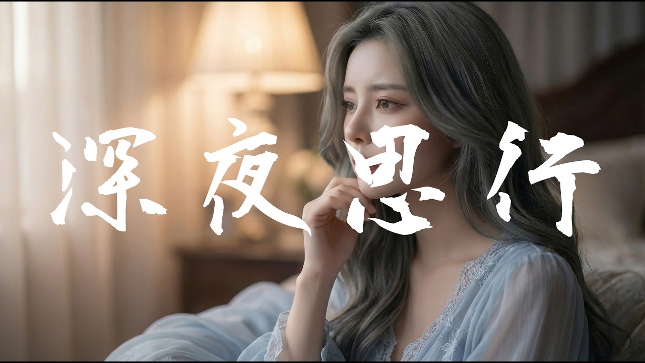 《深夜思行 Midnight Wandering》夜慢慢變薄，房間空得像一口深井｜霧月 Xiaoloulou｜(Official Lyric Video)