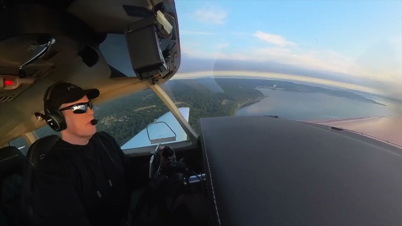 Going to the Twisp, Washington Fly-In.  Piper Comanche 260B