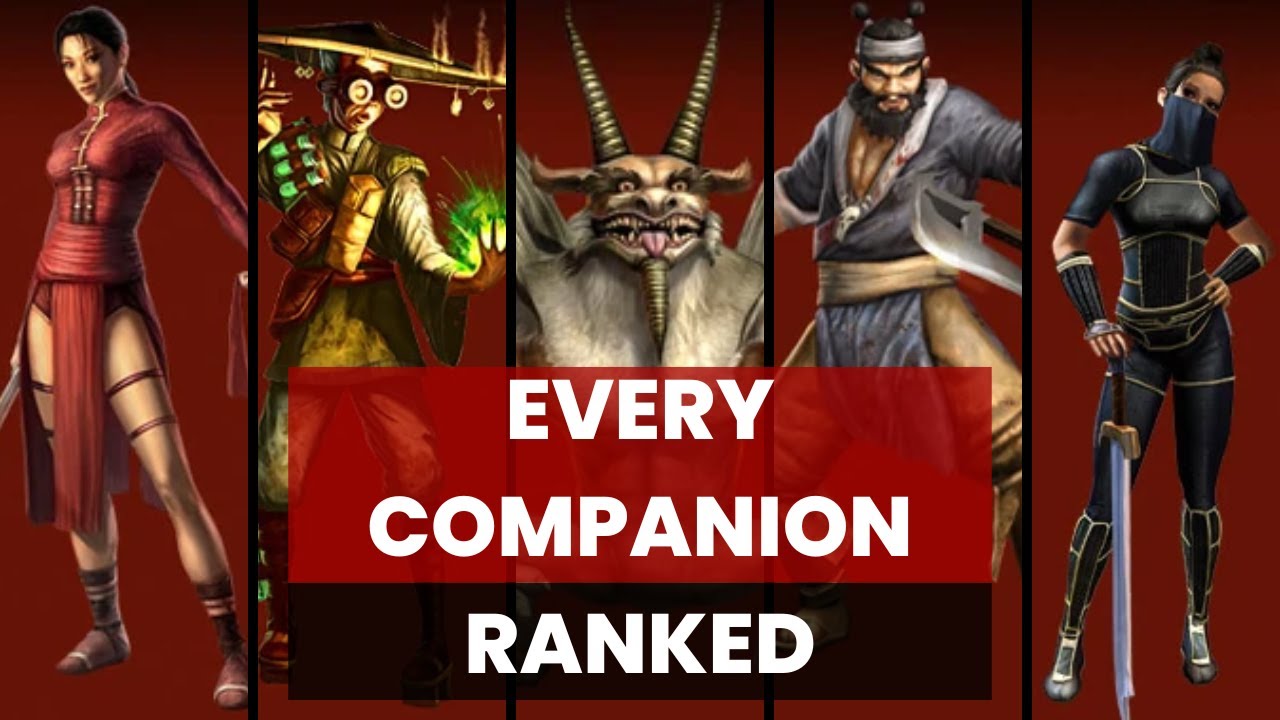 Every Companion in Jade Empire Ranked