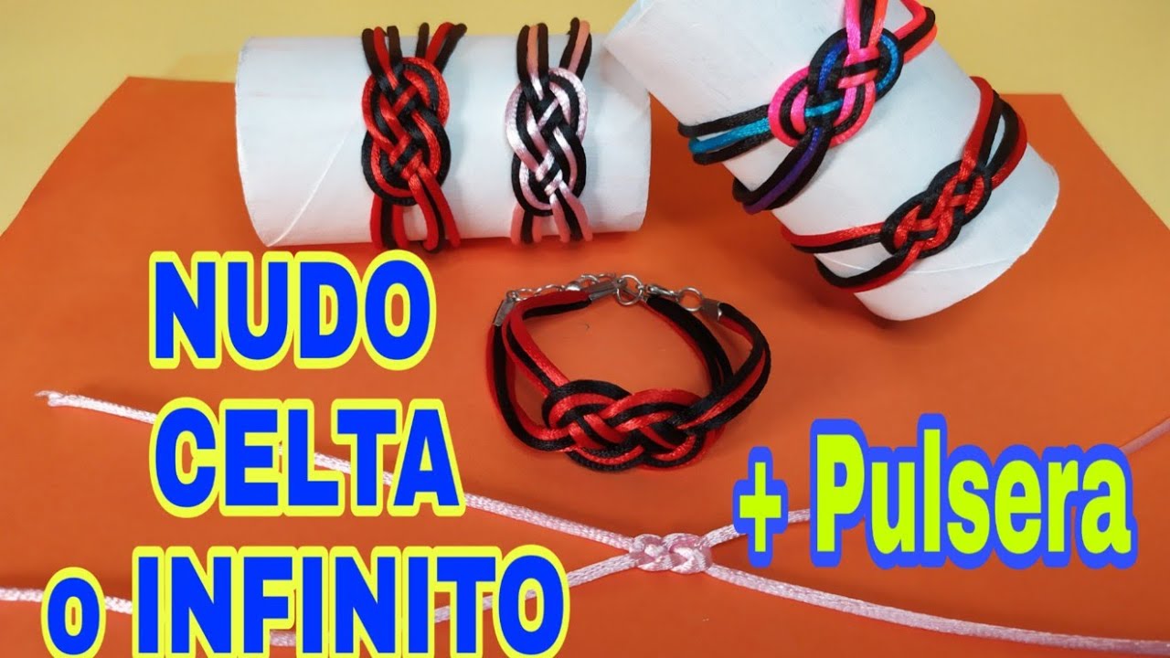 ✨ PULSERA Nudo  CELTA O Nudo INFINITO-ETERNO + Pulsera o Brazalete en diferentes grosores y colores.